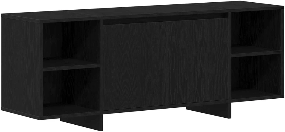 TV staliukas Televizoriaus spintelė 130 x 35 x 50 cm Juodojo ąžuolo