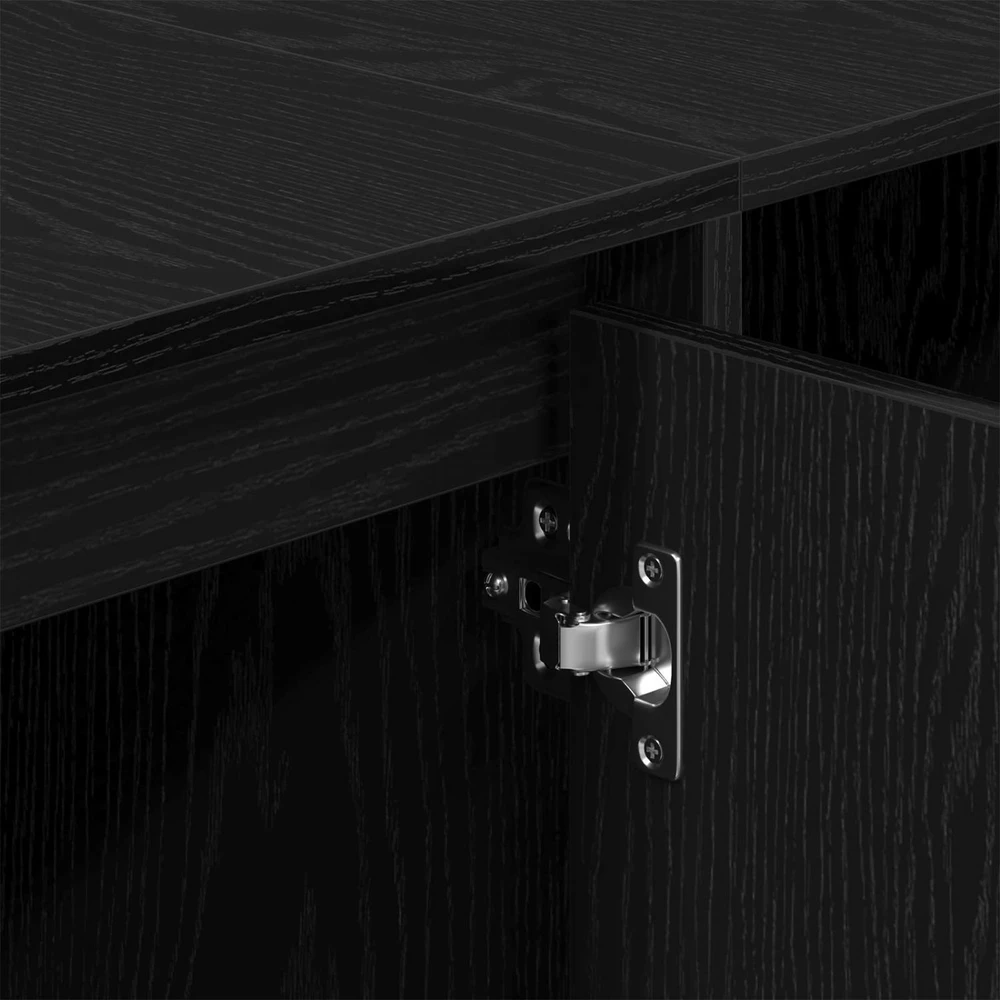 TV staliukas Televizoriaus spintelė 130 x 35 x 50 cm Juodojo ąžuolo