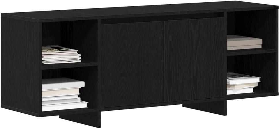 TV staliukas Televizoriaus spintelė 130 x 35 x 50 cm Juodojo ąžuolo