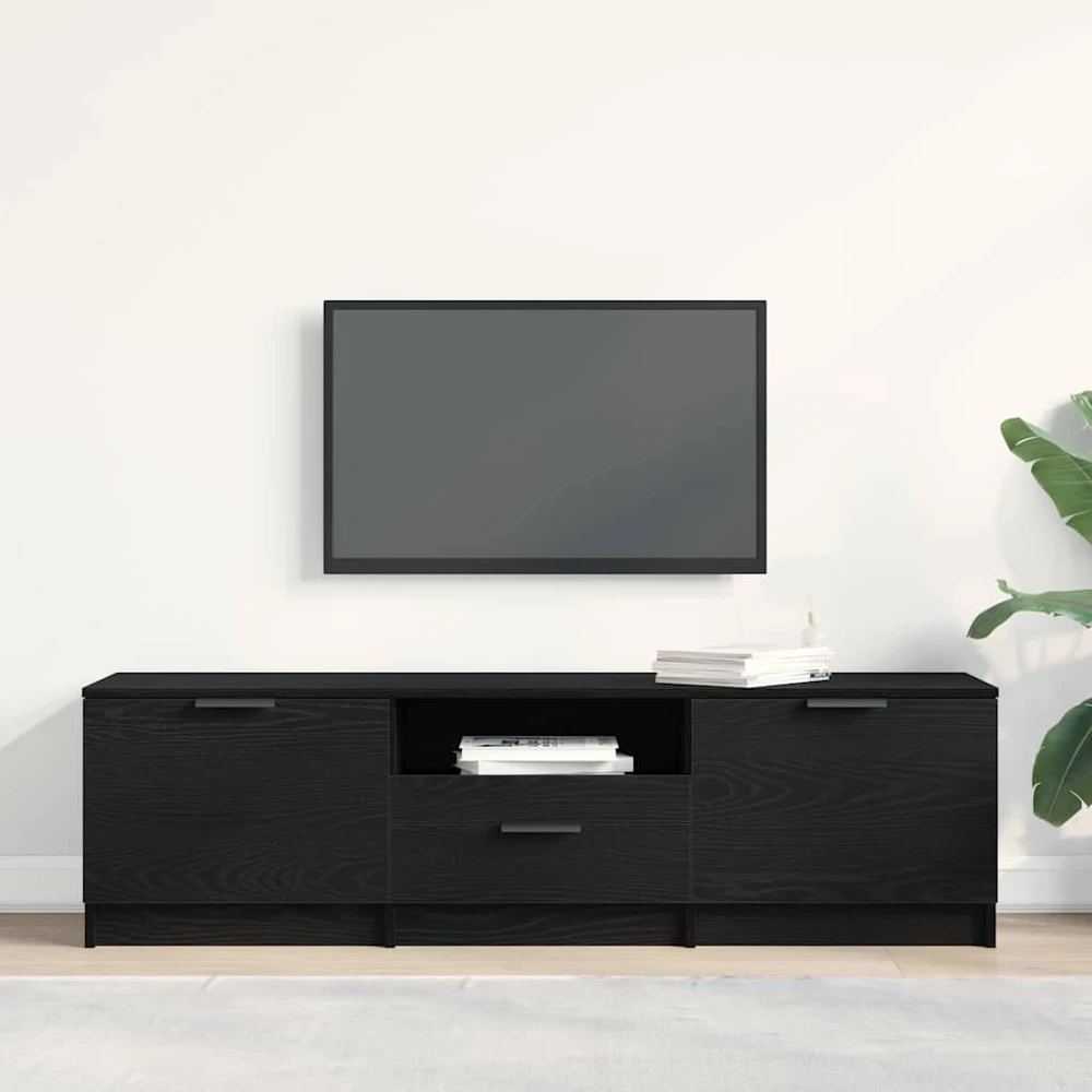 TV staliukas Televizoriaus spintelė 140 x 35 x 40 cm Apdirbta mediena