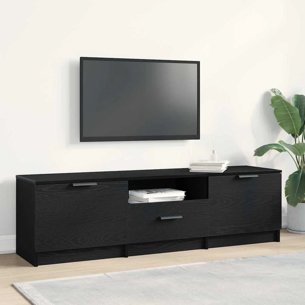 TV staliukas Televizoriaus spintelė 140 x 35 x 40 cm Apdirbta mediena