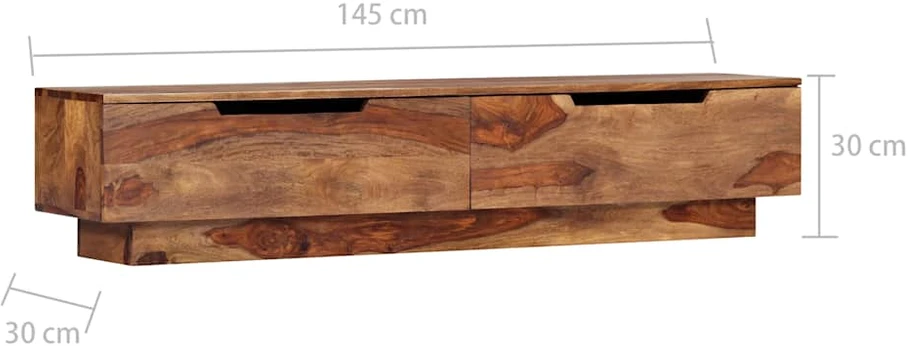 TV staliukas Televizoriaus spintelė, 145x30x30cm, medienos masyvas