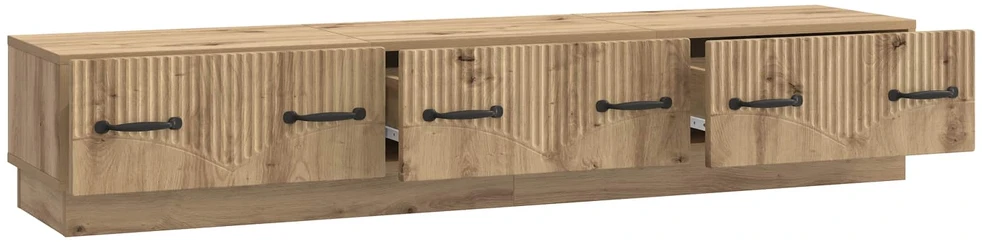 TV staliukas Televizoriaus spintelė 147 x 34,5 x 27 cm Artisano ąžuolo