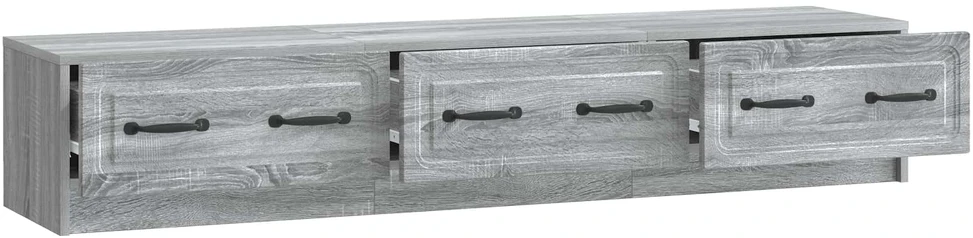 TV staliukas Televizoriaus spintelė 147 x 34,5 x 27 cm Pilka sonoma ąžuolo