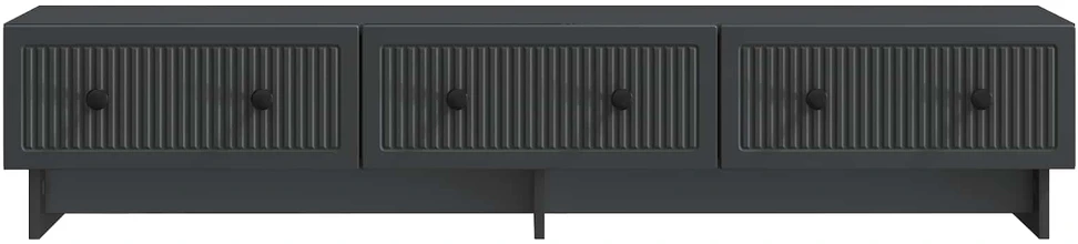 TV staliukas Televizoriaus spintelė 147 x 34,5 x 30 cm Juoda
