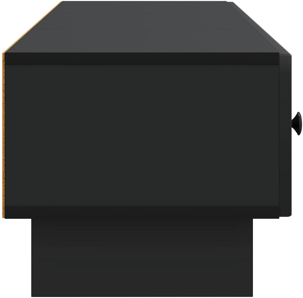TV staliukas Televizoriaus spintelė 147 x 34,5 x 30 cm Juoda