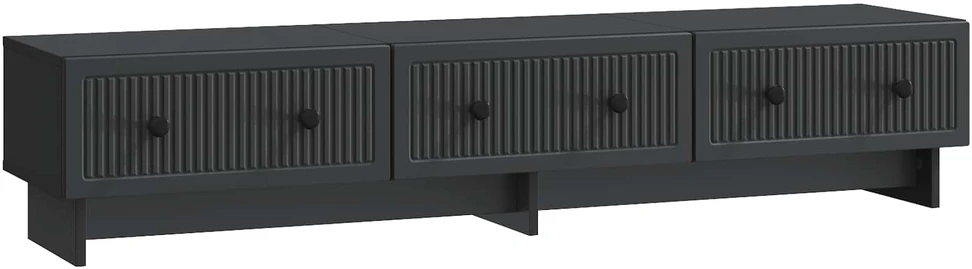 TV staliukas Televizoriaus spintelė 147 x 34,5 x 30 cm Juoda