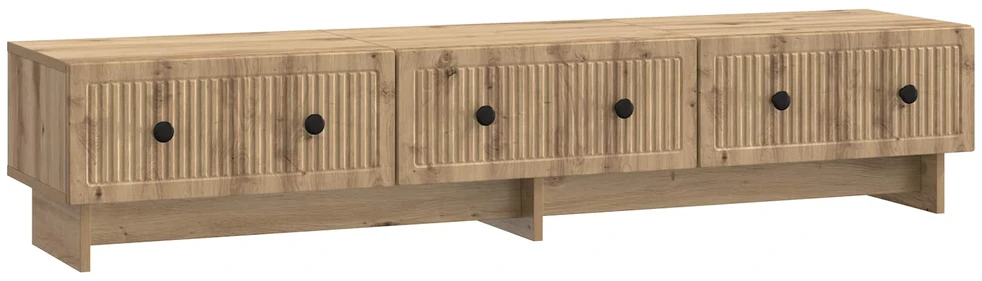 TV staliukas Televizoriaus spintelė 147 x 34,5 x 30 cm Artisano ąžuolo