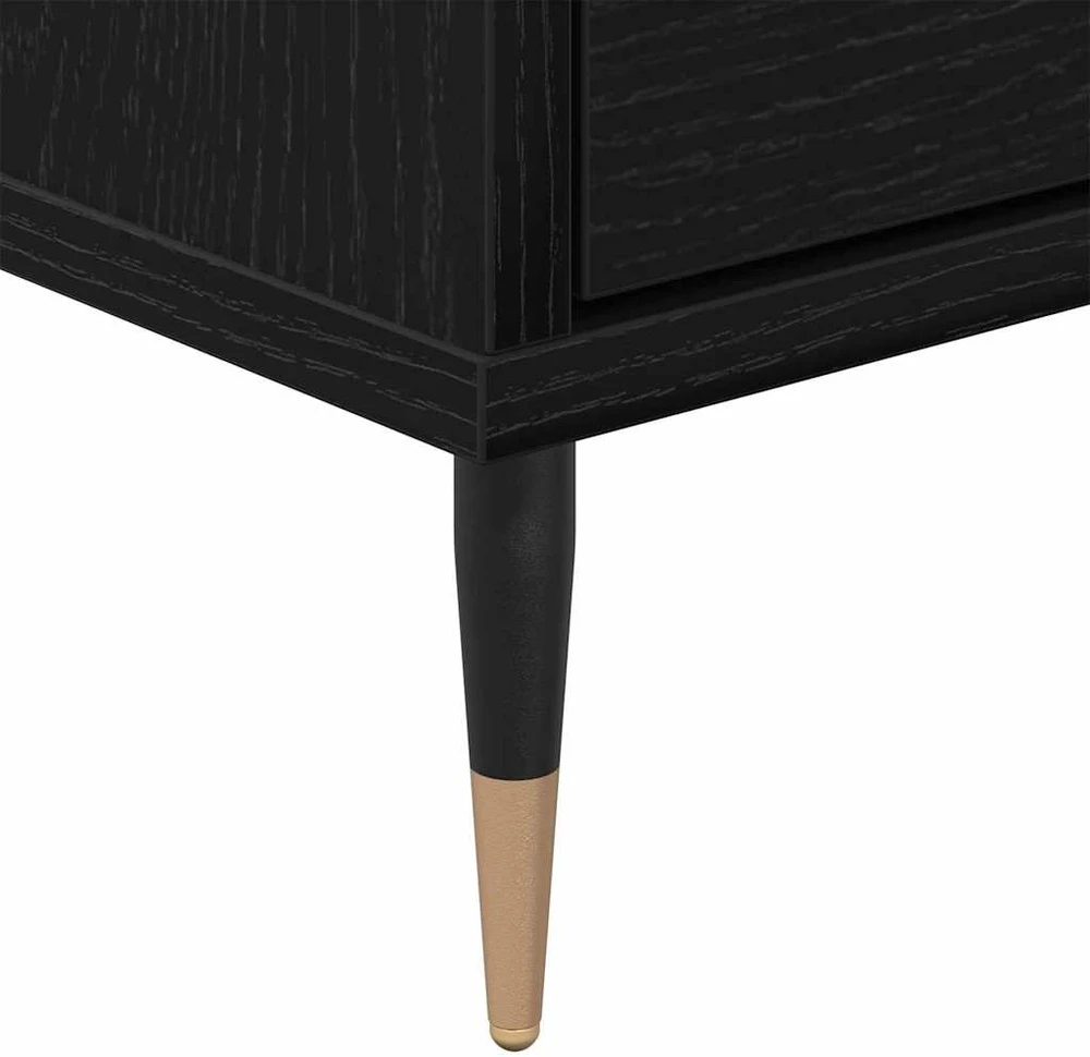 TV staliukas Televizoriaus spintelė 150 x 30 x 45 cm Juodas ąžuolas