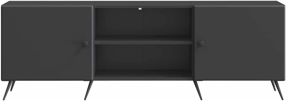 TV staliukas Televizoriaus spintelė 150 x 31 x 50 cm Juoda Apdirbta mediena