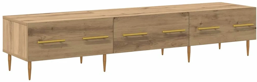 TV staliukas Televizoriaus spintelė 150 x 36 x 30 cm Amatininkų ąžuolas