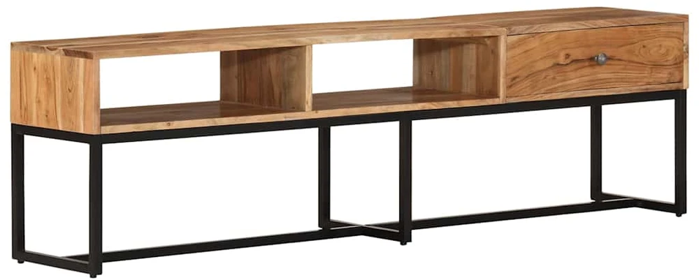 TV staliukas Televizoriaus spintelė, 160x30x45cm, akacijos medienos masyvas