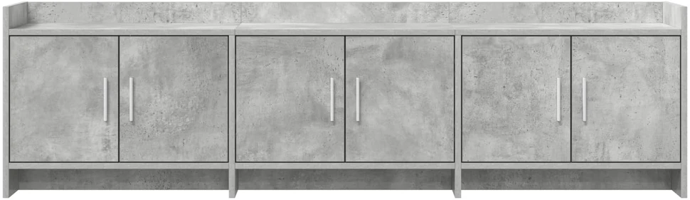 TV staliukas Televizoriaus spintelė 168 x 33 x 47 cm Betono pilka