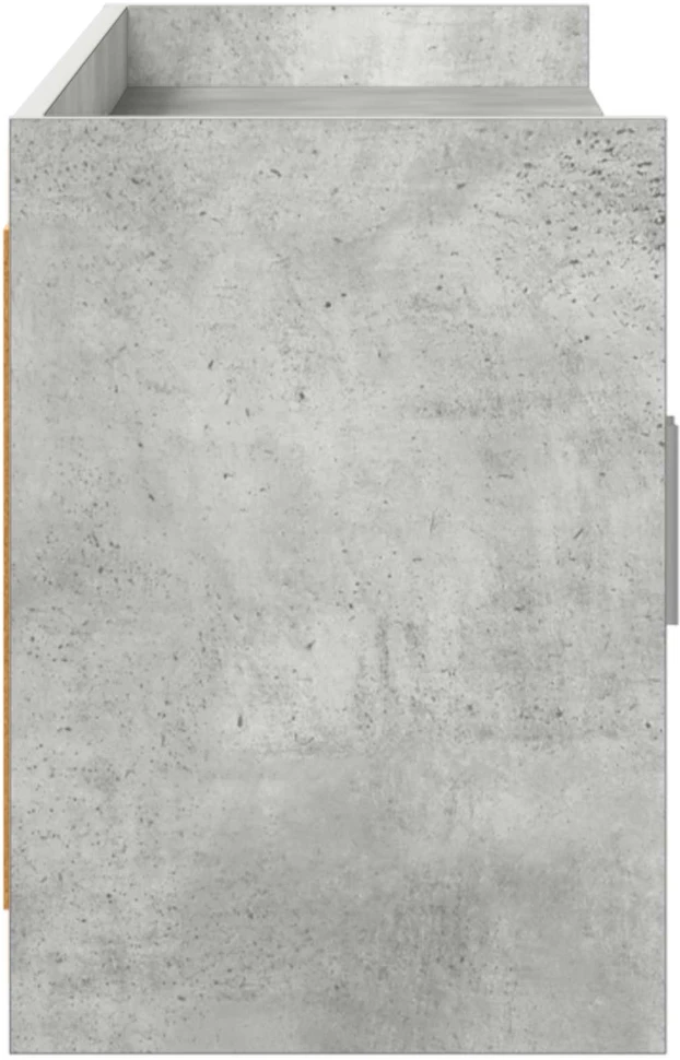 TV staliukas Televizoriaus spintelė 168 x 33 x 47 cm Betono pilka