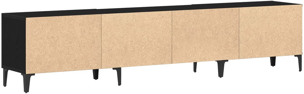 TV staliukas Televizoriaus spintelė 180 x 31,5 x 40 cm Juodas ąžuolas