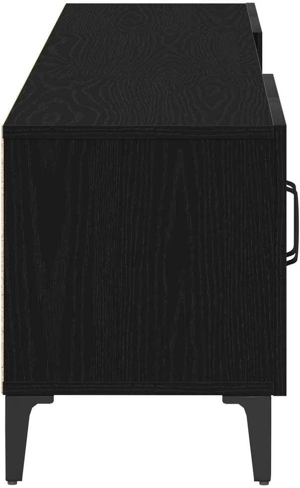 TV staliukas Televizoriaus spintelė 180 x 31,5 x 40 cm Juodas ąžuolas