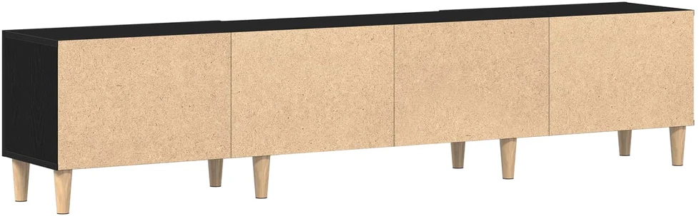 TV staliukas Televizoriaus spintelė 180 x 31,5 x 40 cm Juodas ąžuolas