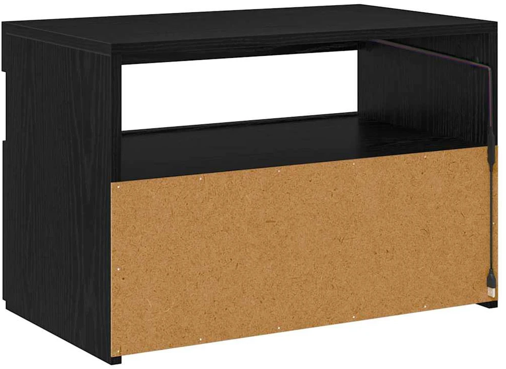 TV staliukas Televizoriaus spintelė 60 x 35 x 40 cm Juodas ąžuolas