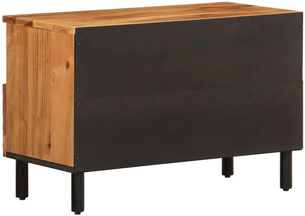 TV staliukas Televizoriaus spintelė, 70x33x46cm, akacijos medienos masyvas