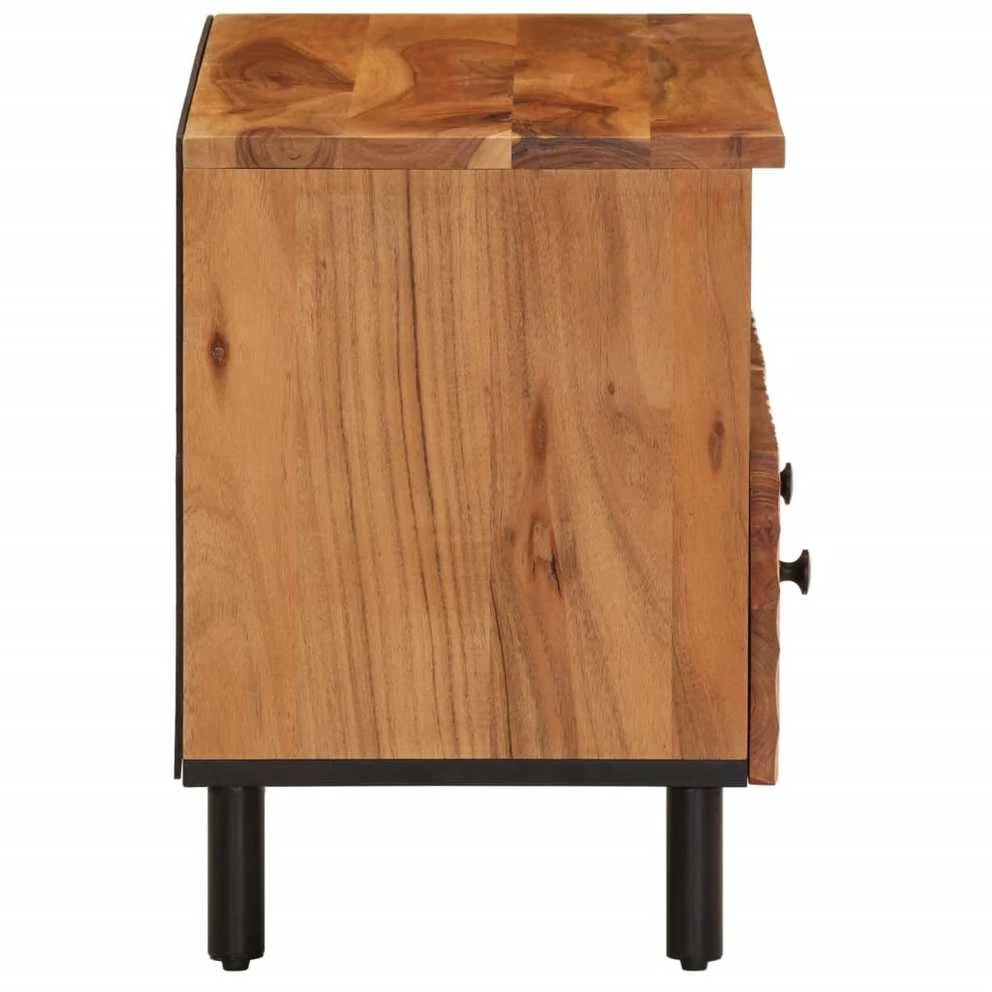 TV staliukas Televizoriaus spintelė, 70x33x46cm, akacijos medienos masyvas