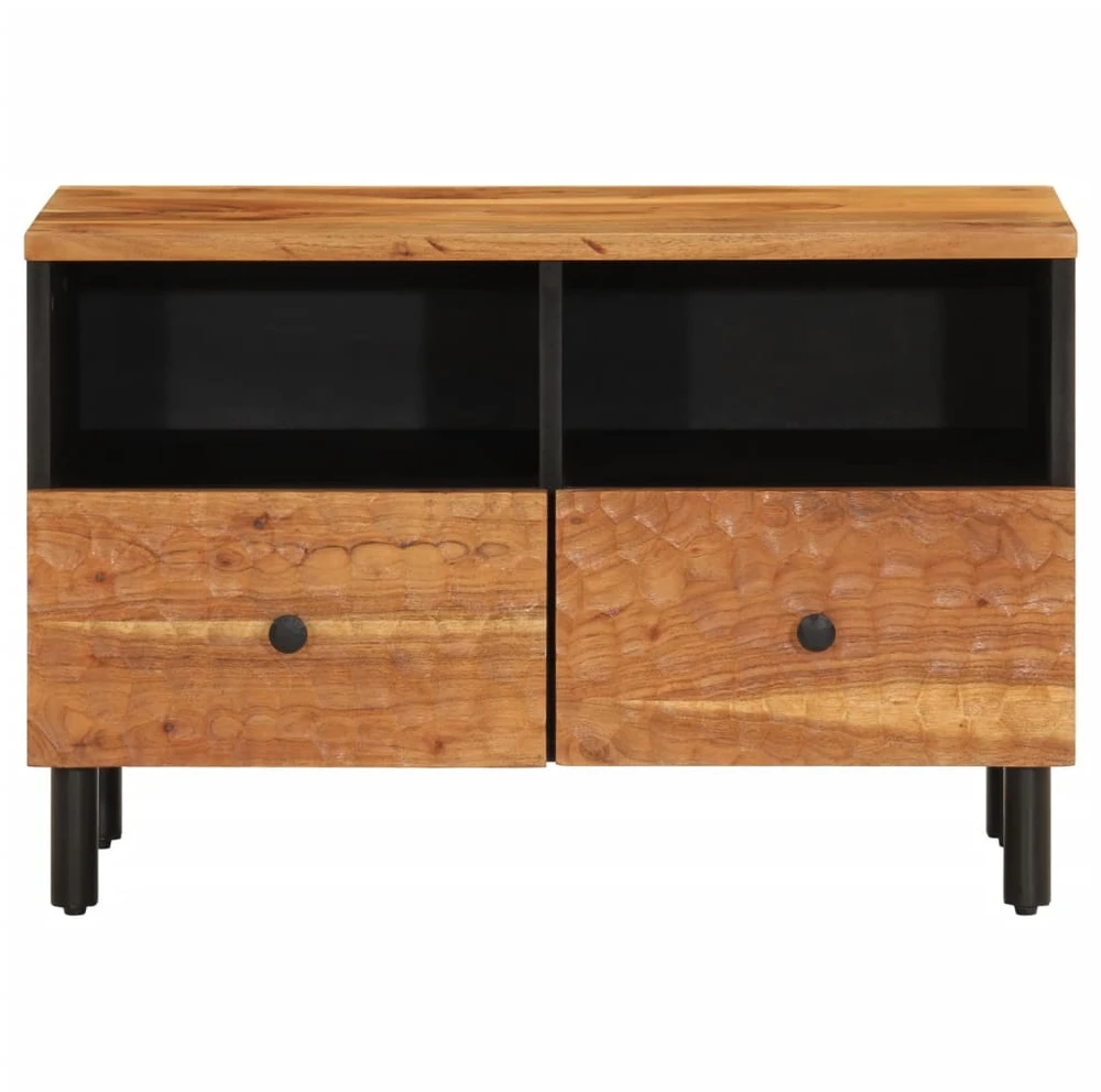 TV staliukas Televizoriaus spintelė, 70x33x46cm, akacijos medienos masyvas