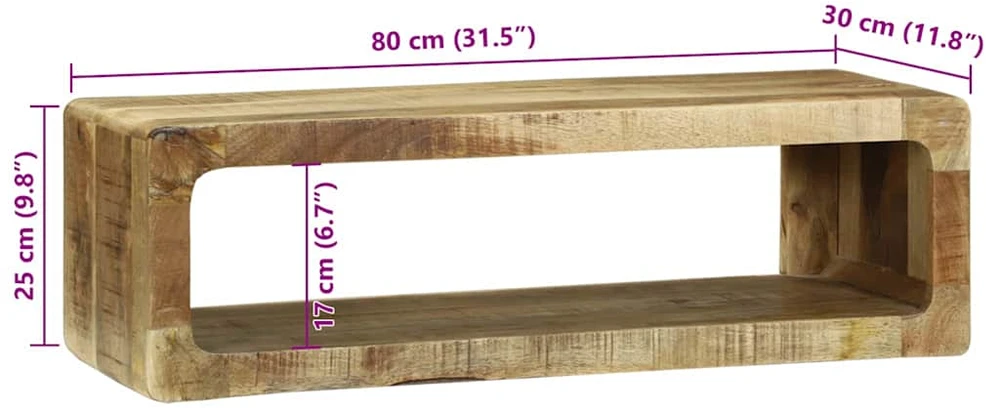 Televizoriaus spintelė Ruda 80 x 30 x 25 cm