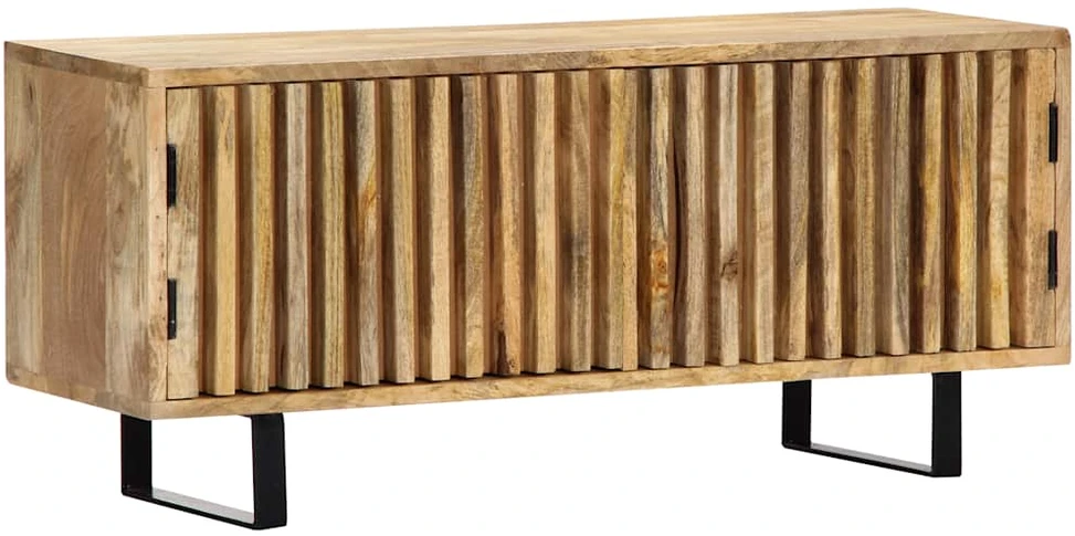 TV staliukas Televizoriaus spintelė, 90x30x40cm, mango medienos masyvas