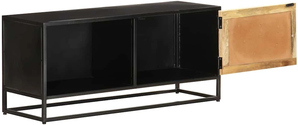TV staliukas Televizoriaus spintelė, 90x30x40cm, neapdorota mango mediena