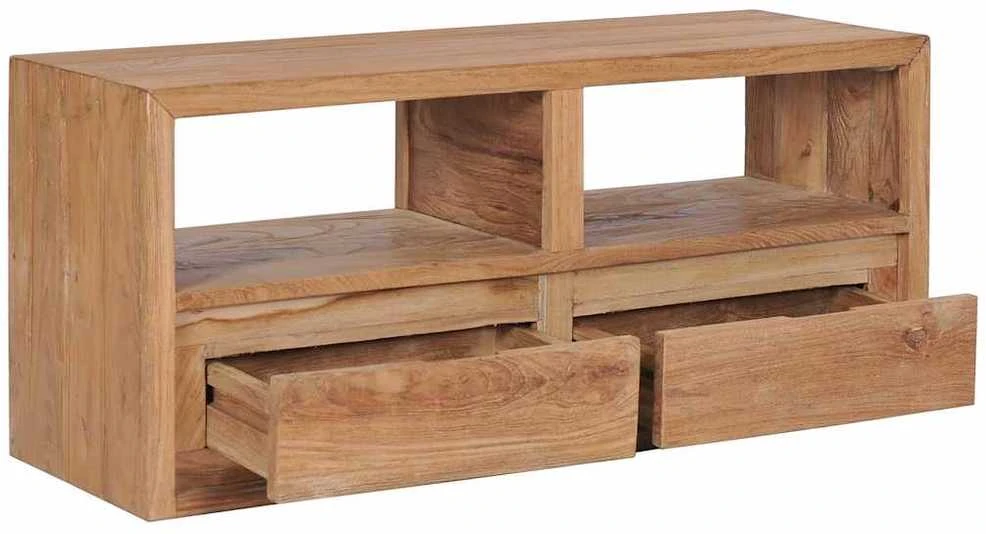 TV staliukas Televizoriaus spintelė, 90x30x40cm, tikmedžio medienos masyvas