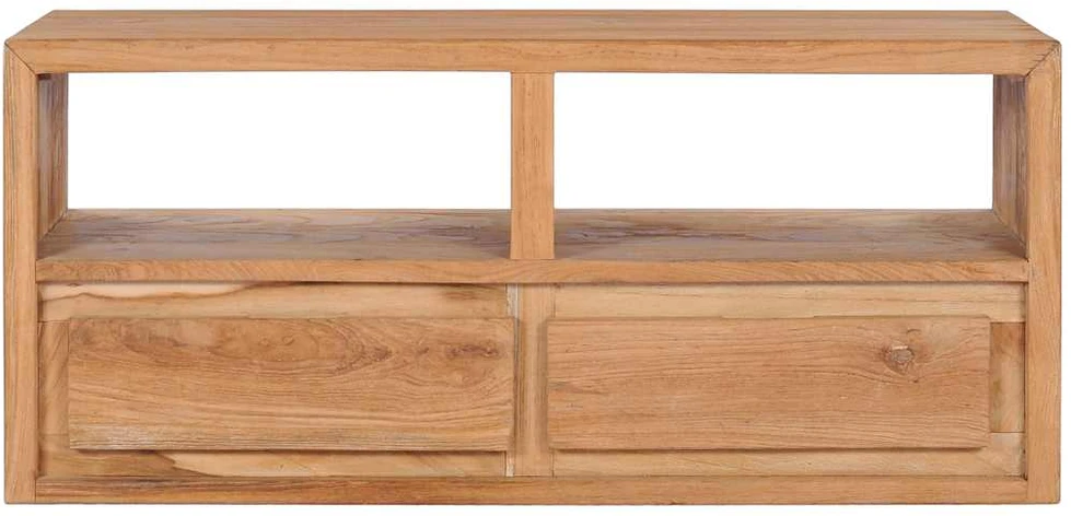 TV staliukas Televizoriaus spintelė, 90x30x40cm, tikmedžio medienos masyvas