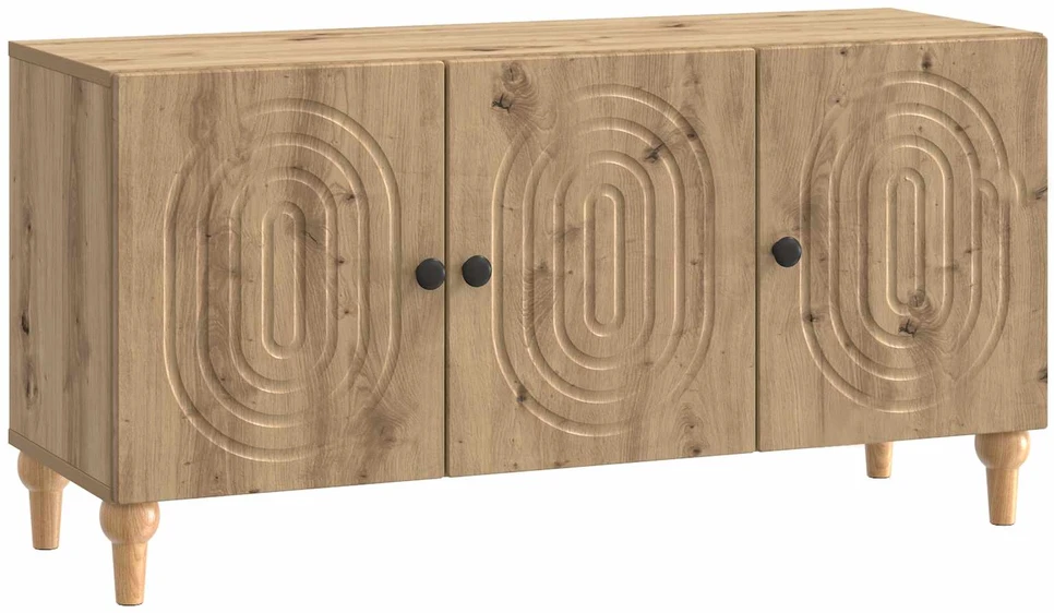 TV staliukas Televizoriaus spintelė 99 x 34,5 x 50 cm Artisano ąžuolo
