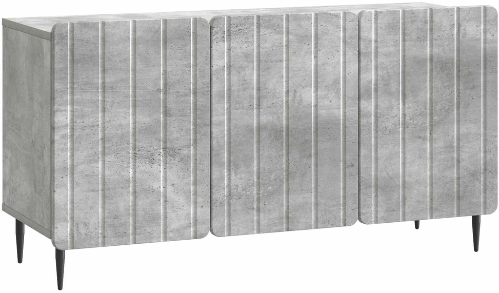 TV staliukas Televizoriaus spintelė 99 x 34,5 x 52 cm Betono pilka