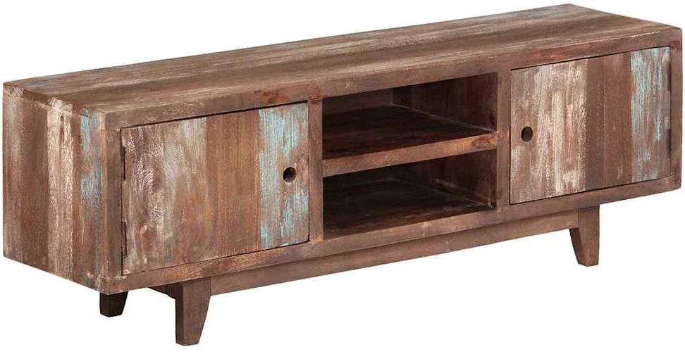 TV staliukas Televizoriaus spintelė, akacijos mediena, 118x30x40cm