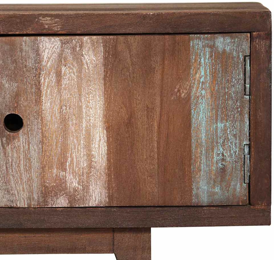 TV staliukas Televizoriaus spintelė, akacijos mediena, 118x30x40cm
