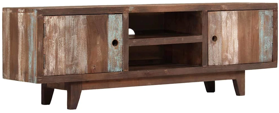 TV staliukas Televizoriaus spintelė, akacijos mediena, 118x30x40cm