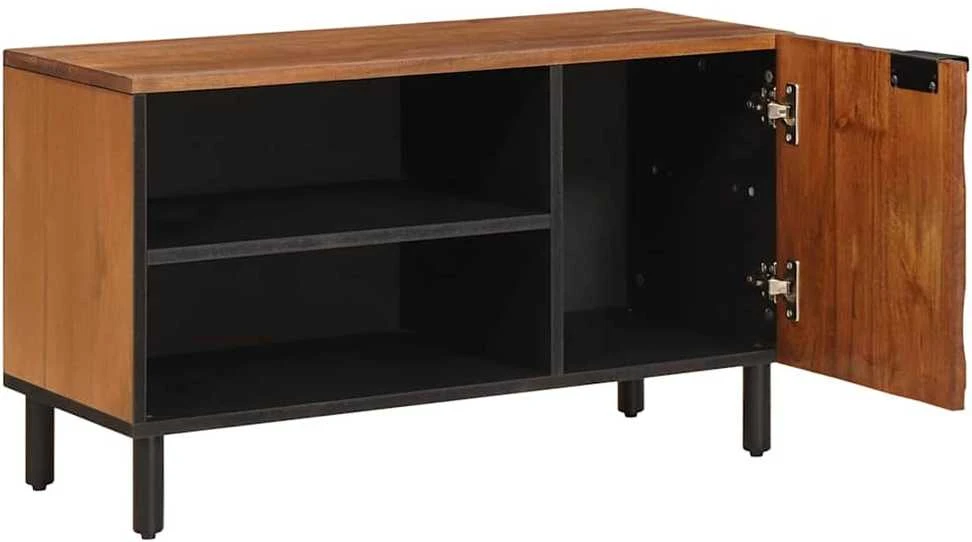 Televizoriaus spintelė Akacijos ruda apdaila 80 x 33 x 46 cm