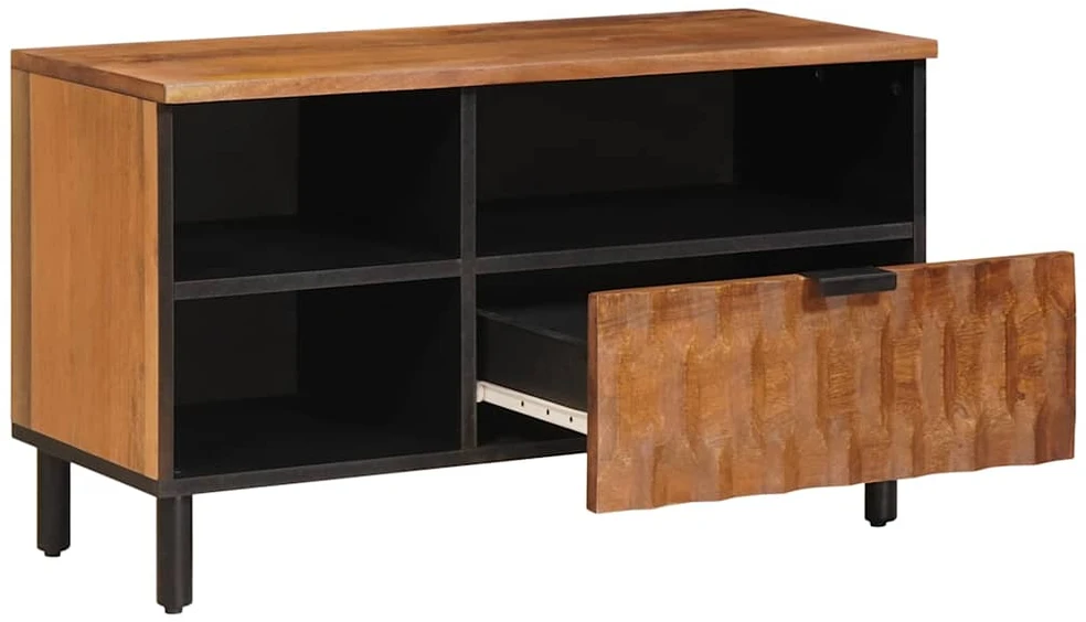 Televizoriaus spintelė Akacijos ruda apdaila 80 x 33 x 46 cm
