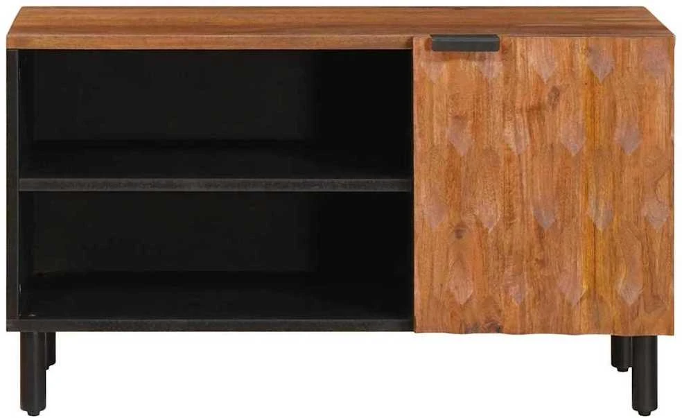 Televizoriaus spintelė Akacijos ruda apdaila 80 x 33 x 46 cm