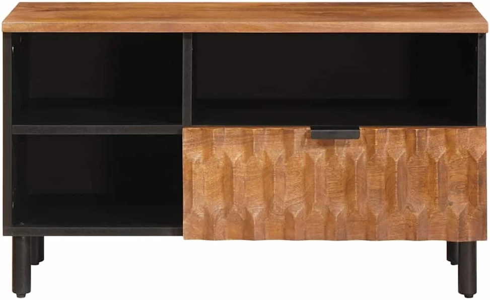 Televizoriaus spintelė Akacijos ruda apdaila 80 x 33 x 46 cm