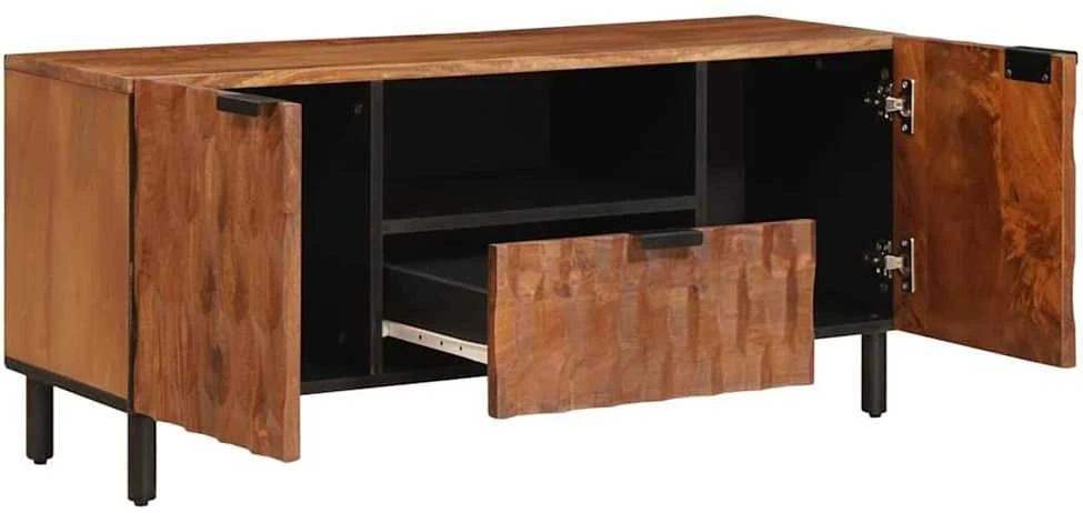 Televizoriaus spintelė Akacijos ruda apdaila 105 x 33 x 46 cm
