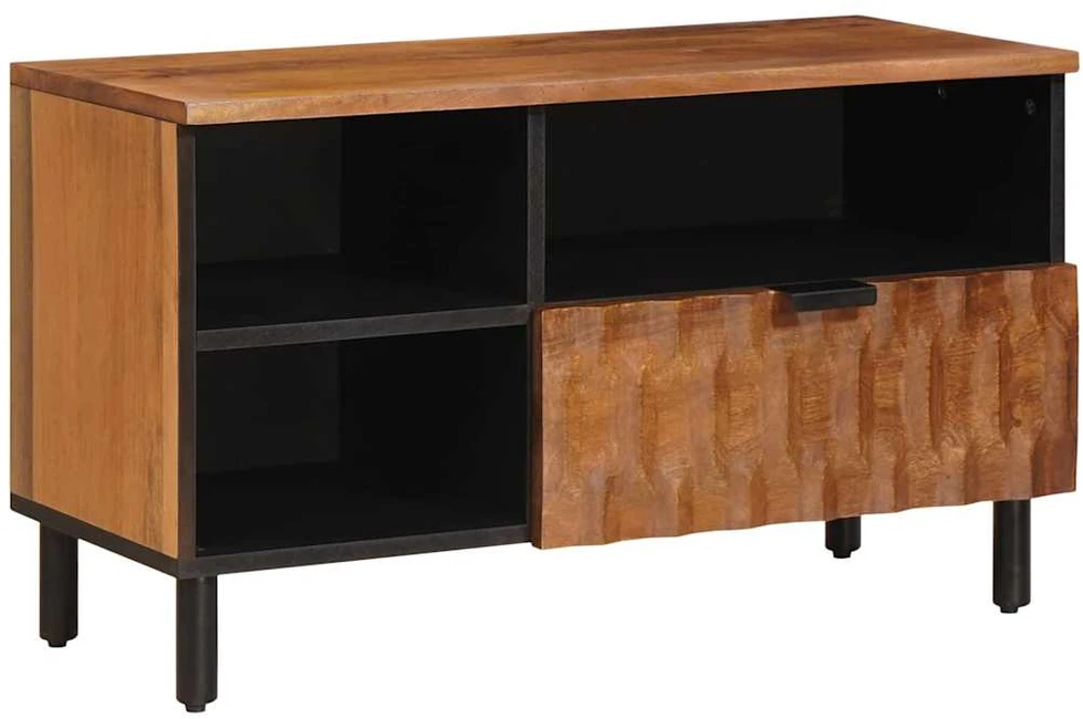 Televizoriaus spintelė Akacijos ruda apdaila 80 x 33 x 46 cm