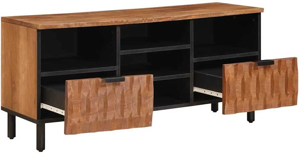 Televizoriaus spintelė Akacijos ruda apdaila 100 x 33 x 46 cm