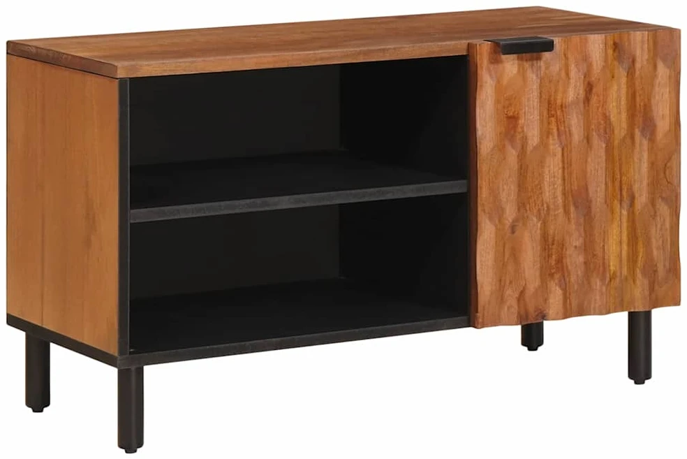 Televizoriaus spintelė Akacijos ruda apdaila 80 x 33 x 46 cm