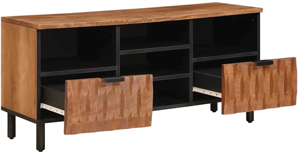 Televizoriaus spintelė Akacijos ruda apdaila 100 x 33 x 46 cm