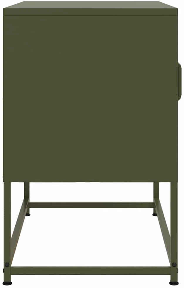 TV staliukas Televizoriaus spintelė, alyvuogių, 68x39x60,5cm, plienas