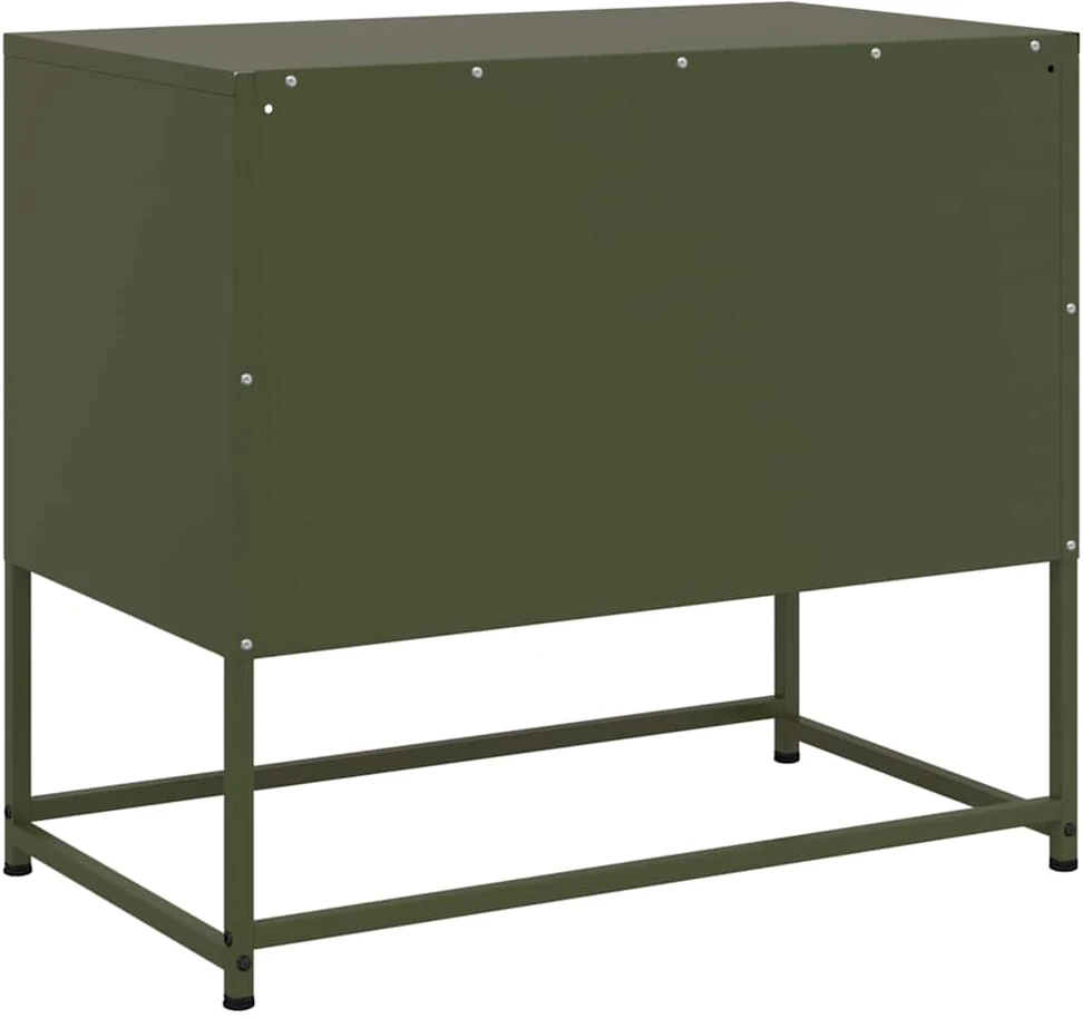 TV staliukas Televizoriaus spintelė, alyvuogių, 68x39x60,5cm, plienas