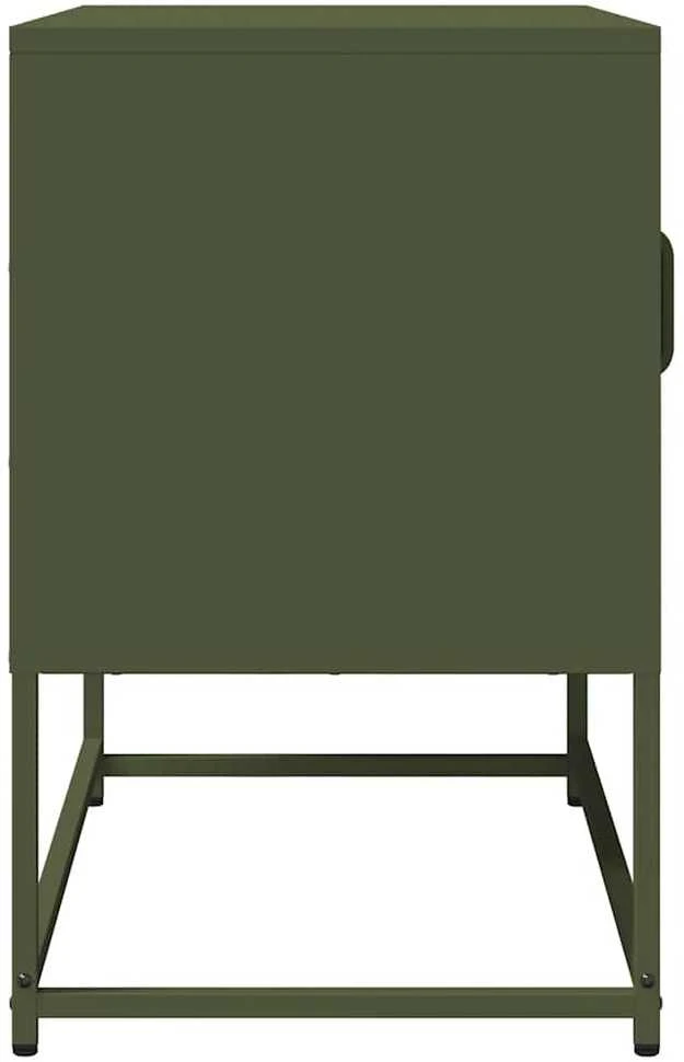 TV staliukas televizoriaus spintelė alyvuogių žalia 68x39x60,5 cm