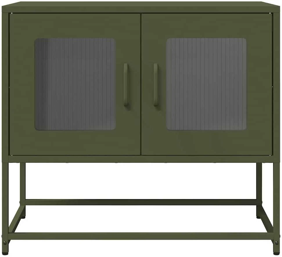 TV staliukas televizoriaus spintelė alyvuogių žalia 68x39x60,5 cm