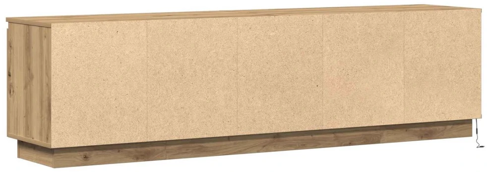 TV staliukas Televizoriaus spintelė 180 x 38 x 49 cm Amatininkų ąžuolas
