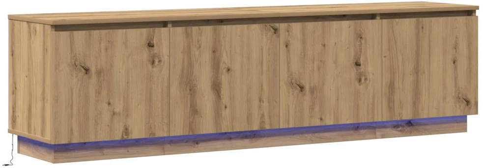 TV staliukas Televizoriaus spintelė 180 x 38 x 49 cm Amatininkų ąžuolas
